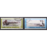 D1590 - Rússia - Fauna Antartica Yvert Nº 3186/7 De 1966 Cir