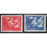 D3525 - Noruega - Fauna Patos Yvert Nº 371/2 Nnn/circ De 19