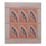 D3568 - Nova Zelandia - Fauna Aves Bloco Yvert Nº 8 Nn De 1