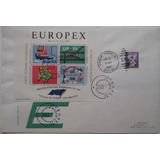 D4468 - Onu - Envelope Fdc Comemorativo Europex 1962 Com Blo