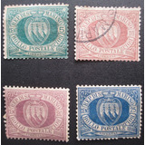 D4776 - San Marino - Selos Yvert Nº 27/30 De 1895 N/circ