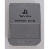D5022 - Playstation Memory Card Scph-1020 1 Mb Com Case Em P