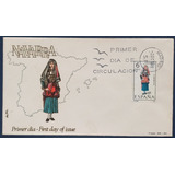 D5131 - Espanha - Fdc Trajes Tipicos Femininos Navarra Selo 