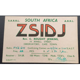 D5328 - Cartão Qsl Da Africa Do Sul De 1946 Emitido Por Rad