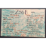 D5337 - Antigo Cartão Qsl Da Africa Do Sul De 1948 Emitido