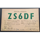 D5342 - Antigo Cartão Qsl Da Africa Do Sul De 1946 Emitido