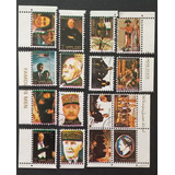 D5849 - Ajman - Série Homens Famosos De 1973 Completa 