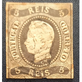 D5959 - Portugal Selo Yvert 18 De 1866 Em Relevo Circ