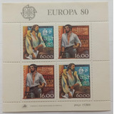 D6453 - Portugal - Bloco Yvert 30 Tema Europa De 1980 Nnn