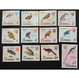 D6676 - Gambia - Fauna Pássaros Série Yvert 206/20 (exceto 