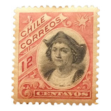 D7329 - Chile - Cristovão Colombo Selo Yvert Nª 60 De 1905 N