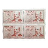 D7483 - Brasil - Quadra Do Selo Rhm 298 De 1953 Aarão Reis N