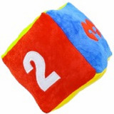 Dado Em Pelúcia Gigante Educativo Com Números Do 1 Ao 6 .