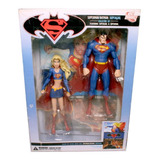 Dc Direct Superman Batman: Supergirl Collector Set Bonecos