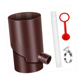 De De Água Da Chuva Do Desviador Do Downspout, 8cm Marrom