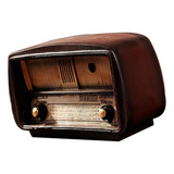De Rádio Do Vintage Castanho