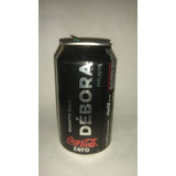 Débora - Lata Coca Cola Zero Vazia Com Nome Coleção 
