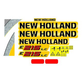 Decalque Auto Colante Escavadeira New Holland E215 -jde215lc