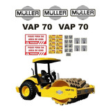 Decalque Rolo Compactador Muller Vap 70