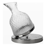 Decanter De Vinho Giratório Gira 360° Base Aço Inox 1500ml
