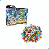 Deck Cartas Pokémon Baralho Copag + 24 Miniaturas Pokémon