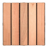 Deck De Madeira Modular Base Plástica 30cm X 30cm Dbwt