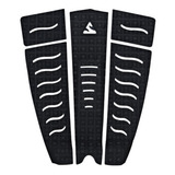 Deck Surf Longboard Soulfins 3 Peças Preto