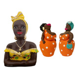 Decoração Janela Boneca Africana Namoradeira Sala 