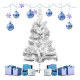 Decoração Natal Árvore Branca Artificial Luxo