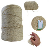 Decoração Rústica Sisal Corda Fio 500 Metros 2mm