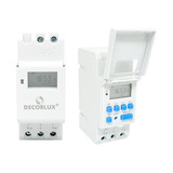 Decorlux Te-4163 Temporizador Digital Industrial Din35