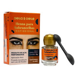 Della & Delle Profissional Henna Para Sobrancehlas Castanho Claro