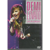 Demi Lovato Live In Concert Dvd Novo Raro Lacrado Original!