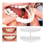 Dentes Falsos Com Sorriso De Silicone Na Parte Superior/inferior Banhados A W