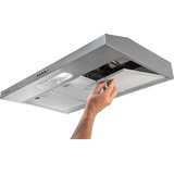Depurador E Exaustor De Ar Suggar Slim 80cm Inox