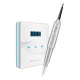 Dermografo Sharp 300 Pro Silver + Slim White - Branco / Az