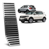 Descanso Apoio De Pé Aço Inox Volkswagen Vw T-cross Tcross