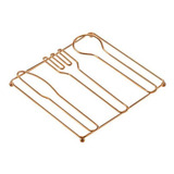 Descanso De Panela Rose Gold Arthi 2227 Cor Amarelo
