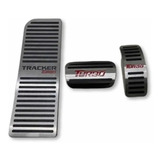 Descanso De Pé + Pedaleira Aço Inox Tracker Turbo 2021