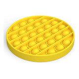 Descanso Panela Travessa P Cozinha Silicone Amarelo Redondo