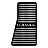 Descanso Pé Aço Inox Escovado Black Haval H6