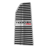 Descanso Pé Aço Inox Escovado Chery Tiggo 5x Pro Perfeito