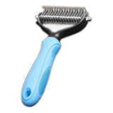 Desembolador Rake Pelos Pet 17 Dentes Azul Amigos De Patas
