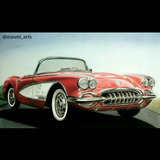 Desenho Realista Automovel A Lápis Encomenda Frete Grátis
