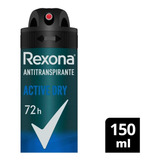 Desodorante Aerosol Masculino Active Dry Rexona