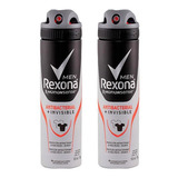 Desodorante Aerosol Rexona Masculino 48h 90g Kit Com 2