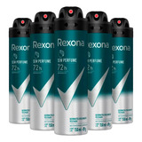 Desodorante Aerosol Rexona Masculino 72h 90g (kit Com 5)