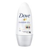 Desodorante Antitranspirante Roll On Dove Invisible Dry 50ml