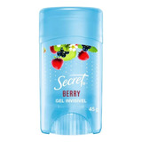 Desodorante Antitranspirante Secret Gel Frutas Vermelhas 45g