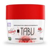 Desodorante Em Creme Tabu Antitranspirante 55g - Tradicional Fragrância Tradicional